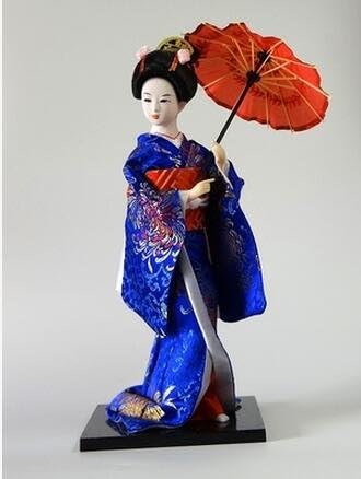 30cm Kawaii Japanese Anime Geisha Kimono Doll Japanese House Decorative Figurine Home Room Decoration Accessories Mordern (29)