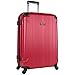 KENNETH COLE REACTION Out of Bounds Luggage 4-Wheel ABS Nested Carry Upright, Barn Red, 3-Piece Set (20