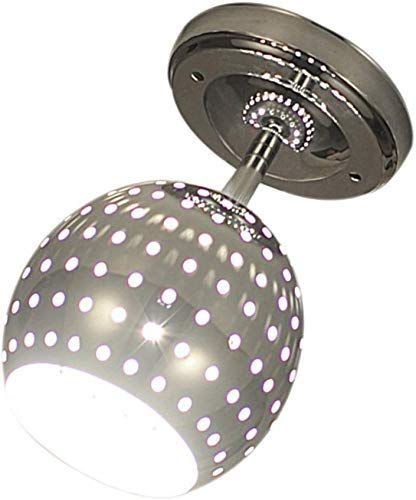 Luz de techo lámpara moderna industrial E27 plateada para iluminación interior de casa 2