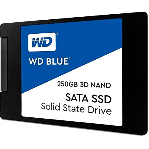 Image of Western Digital WD Blue 2.5 inch SATA SSD, 550MB /s R, 525MB /s W, 5 Y Warranty, 250GB