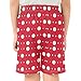 ALAZA Fashion Red Polka Dot Boys Athletic Shorts Casual Shorts with Pockets Bottom Pants Summer Athletic Running Shorts 9-10 Year