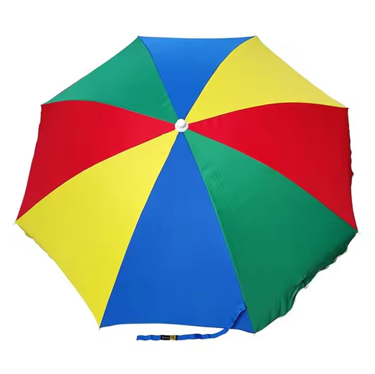 Image of Durable Garden Umbrella Sun Shade 7Ft Portable Waterproof Durable (Multicolor)