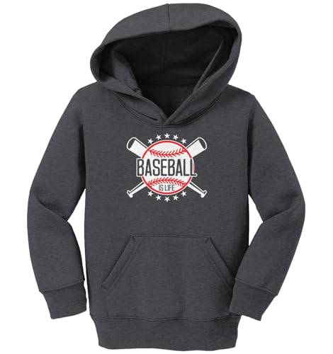 Tcombo Baseball Is Life - Sports Toddler/Youth Fleece Hoodie