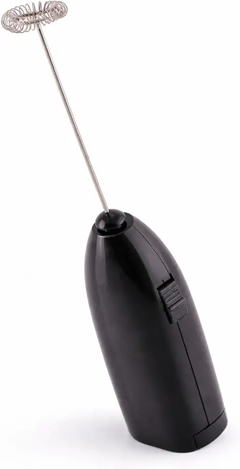 Mini Mixer Elétrico para Bebidas - Compacto, Prático e Eficiente, em Inox e Plástico, Ideal para Misturas Rápidas, Cafés, Leite, Vitaminas e Drinks