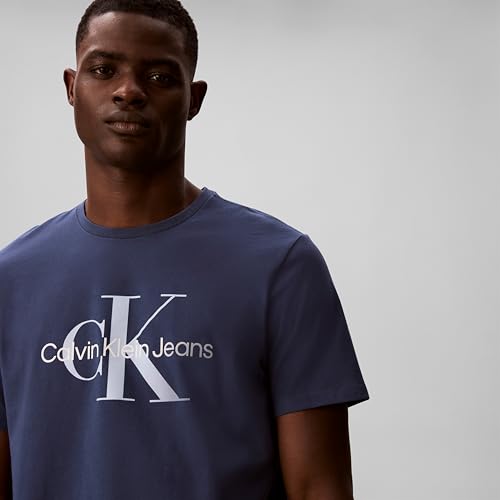 Image of Calvin Klein Men's Monogram Logo Crewneck T-Shirt