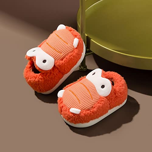 Kids Slippers Boys Girls Fuzzy Soft Dinosaur Home Shoes Winter Plush Warm Cute Lightweight Breathable Indoor Slippers2