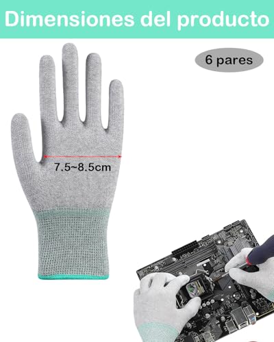Guantes antiestáticos 2 Imagen adicional