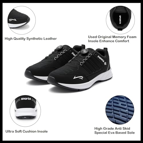 Image of Rotating Button, Sports & Gym|Tracking|Cycling|Lightweight & Comfortable Shoes.