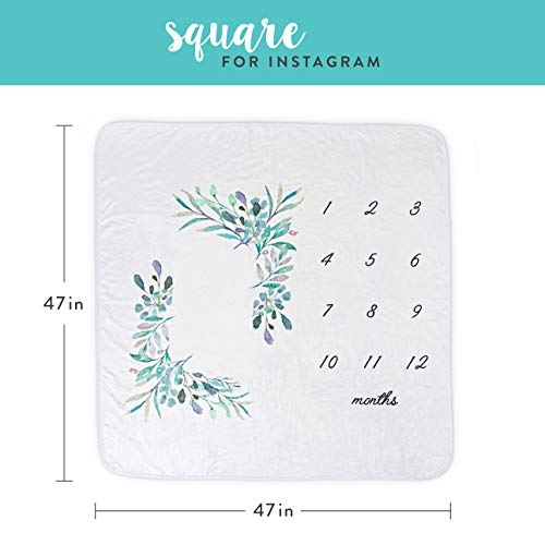 Ocean Drop - Baby Monthly Milestone Blanket I Baby Milestone Blanket I Baby Milestone Blanket Boy and Girl | Baby Months… - Image 6