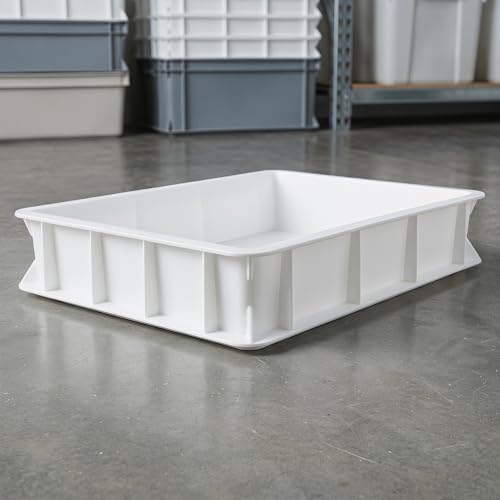 Recipiente comercial para leudar masa de pizza caja apilable de alta durabilidad 8