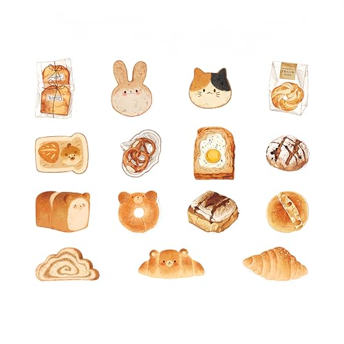 ポストカード メッセージカード セットアニマル ドーナツ パン クロワッサン 食パン 猫 うさぎ くま しおり ギフト グリーディングカード 30枚大容量