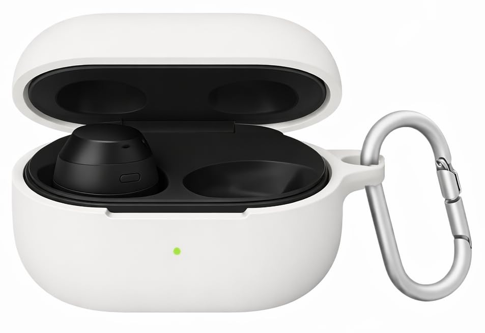 Image of Silicone Case Cover Compatible with Samsung Galaxy Buds Core (2025) (White)