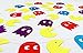 Pacmn Ghost Garland Decorations – Retro Arcade Banner Featuring Colorful Ghosts for 80s Theme Parties, Gamer Events, Game Room Décor, Halloween, or Vintage Video Game-Inspired Celebrations