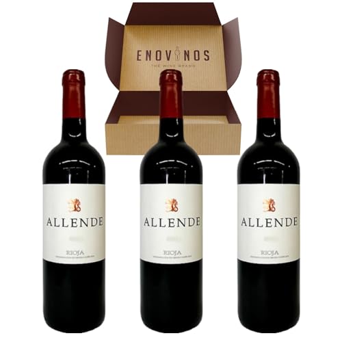 Vino Allende: 3 Botellas de Rioja Tinto 75 cl – Selección Premium ENOVINOS Vino Allende: 3 Botellas de Rioja Tinto 75 cl – Selección Premium ENOVINOS
