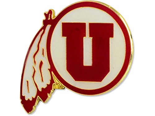 aminco NCAA Utah Utes Team Logo Pin, Team Color