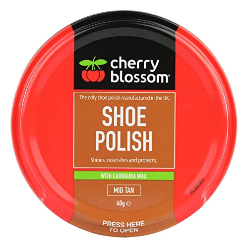 Cherry Blossom CB211015 Shoe Polish Mid Tan 40g