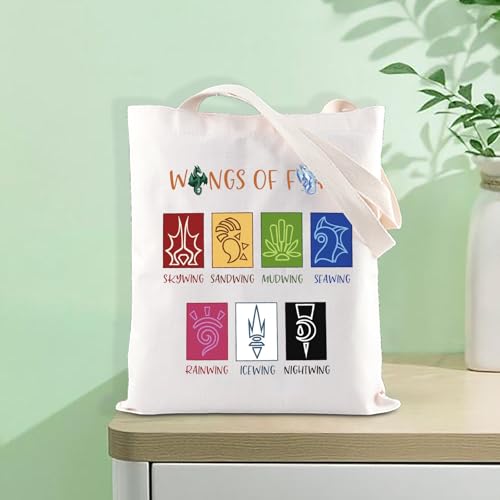 Bolso Wings Fire T unisex 12.59x0.03x14.46 pulgadas miniatura 3
