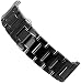 JWCN Bracelet De Remplacement, Bracelet De Montre Bracelet en Céramique 20 Mm 22 Mm Bracelet De Montre pour Bracelet De Montre Noir Blanc,Le Noir,22mm,Uptodate