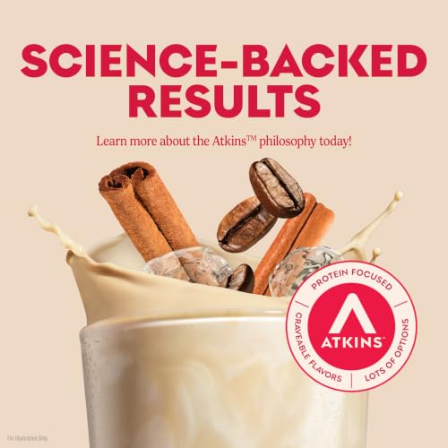 Image of Atkins Pumpkin Spice Latte Protein Shake, 15g Protein, 3g Net Carbs, 1g Sugar, Keto Friendly, 12 Count