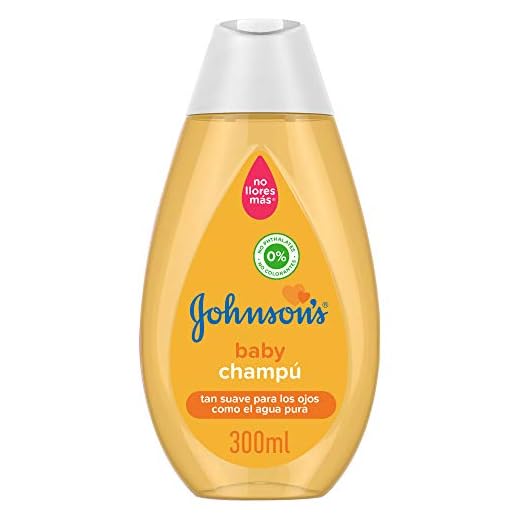 Johnson's Baby Champú Clásico, Pelo Suave, Brillante e Hidratado, 300 ml