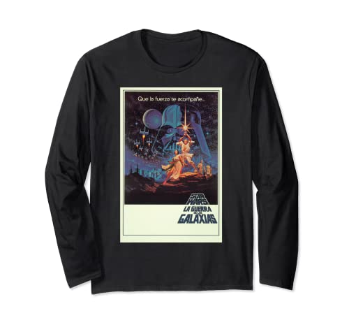 Star Wars t-shirt à manches longues affiche italienne vintage : le cadeau idéal pour fan de cinéma