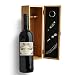 Produktbild CADEAUX.COM Wein Geschenk Box - Dekantierset Sommelier Set, 4 Weinzubehör und 1 personalisierbare Rotweinflasche Bordeaux aus Frankreich