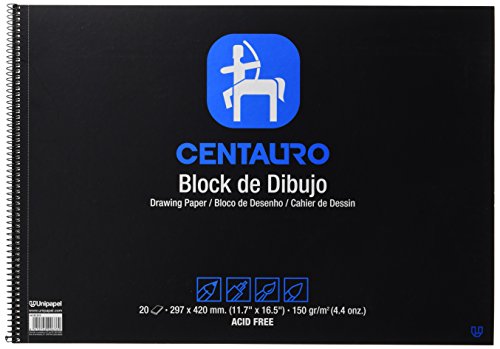 Centauro 82330 - Block de dibujo, A3, 20 hojas
