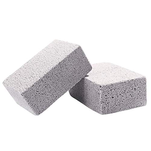 Dasket 2PCS Cleaner Ecological Stone Cleaner Pumice Stone Grill Block or Griddles Reusable Stones for Cleaning Grills Grilling Stone