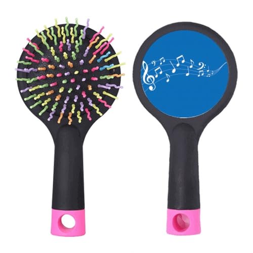 Brosse démêlante Flappg Bleu Art Déco pour un coiffage parfait au salon