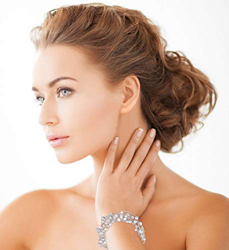 The Pearl Source 4-5mm Genuine Multicolor Freshwater Cultured Pearl Lilly Bracelet for Women2