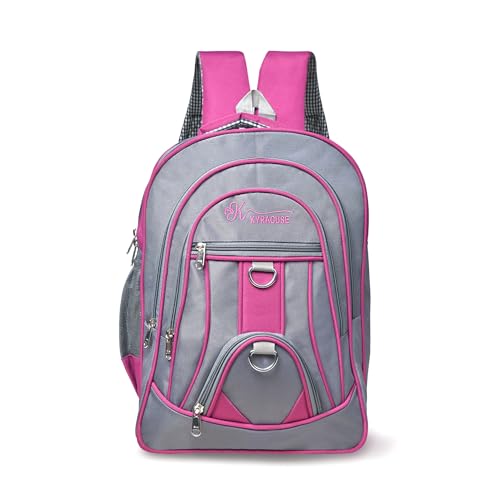 Image of 35L Pink Laptop Bag Backpack for menंWomen Boys and Girls Luggage Travel Bags with 17.3 inches And School Bag Laptop Compartment