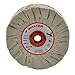 Walter 07T425 Linear Finishing Buffing Abrasive Drum, 3800 Maximum RPM, 4-3/4" Diameter x 2" Width, 5/8"-11 Arbor, Multi-Ply Cotton Grit