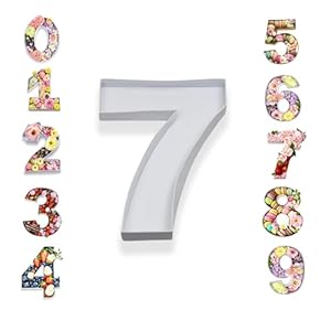 Manoczy Pappmaché Zahlenbox '7' befüllbar