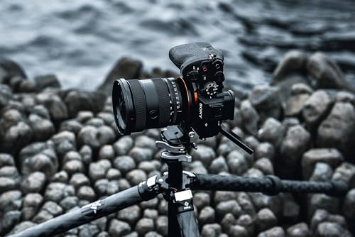 Image of Silence Corner - Atoll S+, Black /Lava - Rotating Collar for Sony Mirrorless Cameras, Fast Orientation Change Vertical /Horizontal, Easily Change Lenses, Universal Tripod Mounting, Faster than L-Bracket