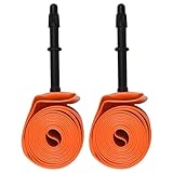 Zoegneer 2PCS Ultraleicht Rennrad Schlauch TPU Innenschlauch Rennrad Schlauch Fahrrad Schläuche Für Rennrad (45MM 2PCS)