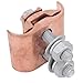 BAFOVY Parallel Groove Clamp, Copper Heavy Duty Wire Clamp with Dual Bolts for 50 to 240 ², Ideal for Electrical Connections in Power Industries