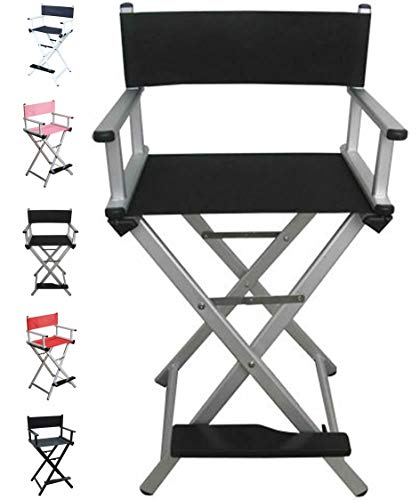 Polironeshop Deva - Silla de aluminio plegable para maquillaje
