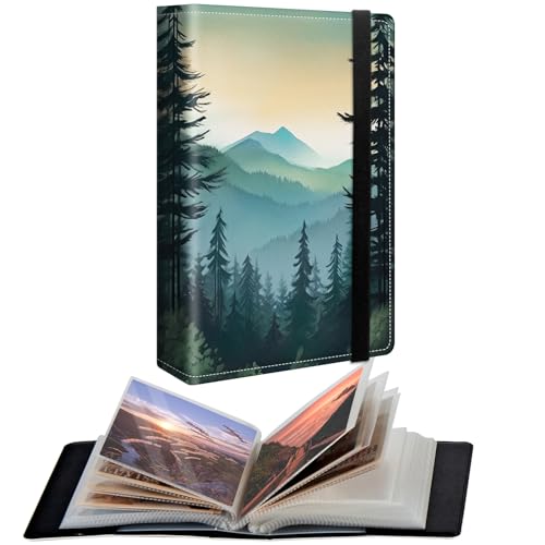 Album photo 10x15 cm vert forêt le cadeau parfait pour mariage et anniversaire