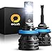 OXILAM H8-H11-LED-Headlight Bulbs [ Mini Size ] 10,000 Lumens Extremely Bright All-in-One Conversion Kit Day Running Light 6000K Cool White-2 Year Warranty (Pack of 2)