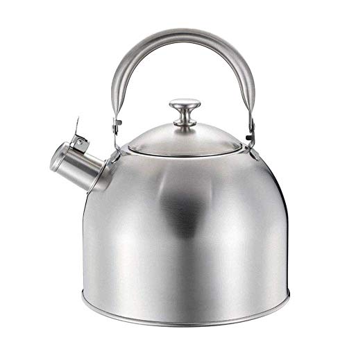 Moderne Whistling-Kochkessel, Teekanne, Edelstahl 304, Verbrühschutz, Induktionskochfelder, Gasherd, für Zuhause, Büro, Außenbereich