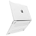 iBenzer - Macbook Retina 12" Soft-Skin Smooth Finish Soft-Touch Plastic Hard Case Cover for Macbook 12" w/ Retina Display NO CD-ROM (A1534), Clear MM12CL