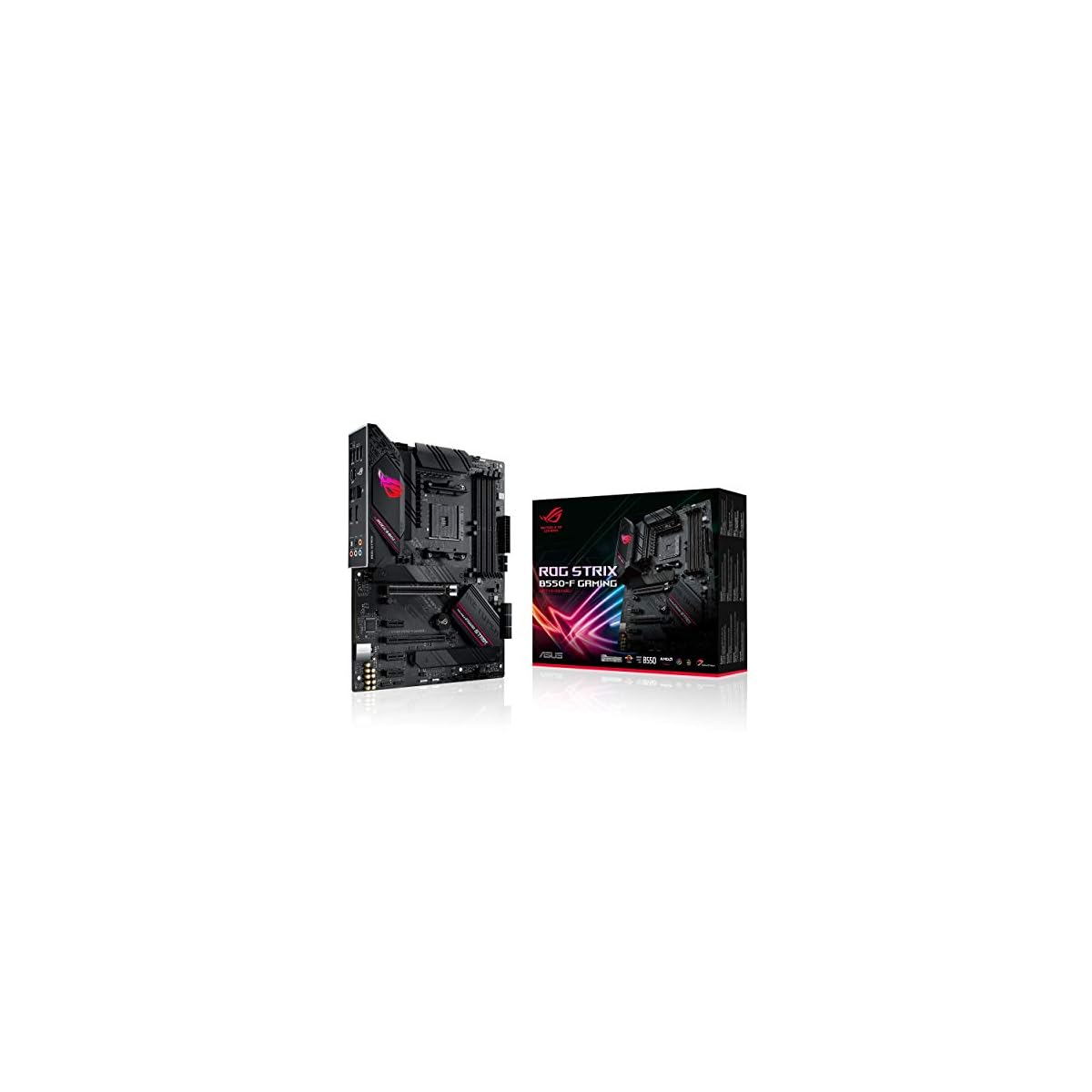 ASUS-ROG-Strix-B550-F-Gaming-AMD-AM4-Zen-3-Ryzen-5000-3rd-Gen-Ryzen-ATX-Scheda-madre-PCIe-40-25-Gb-LAN-BIOS-Flashback-HDMI-21-Intestazione-RGB-indirizzabile-Gen-2-e-Aura-Sync