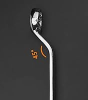 Vista 3 de FLZOSPER Llave de extremo de caja doble de 0.827 in x 0.906 in, 12 puntos, 45 grados, acabado pulido, Cr-V