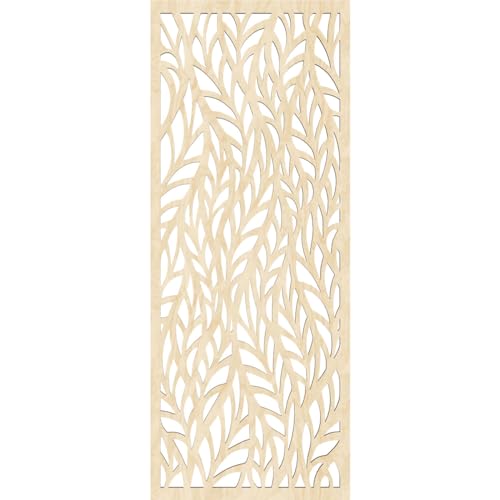 Image of Ortonville Decorative Pierced Fretwork Wood Wall Panels, 11 3 /8 inchW x 29 3 /8 inchH x 1 /4 inchT, Birch