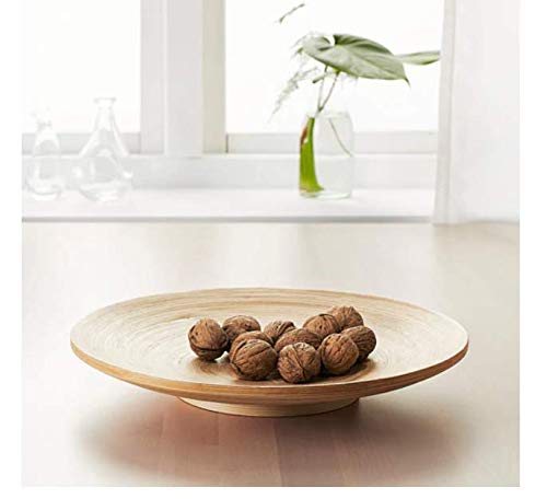 Handmade Fruit Basket Countertop Fruit Bowl Holder And Decorative Bowl Stand,Serving Baskets,Snacks,Breads Container,11 3/4\" Bamboo Bread Baskets,Renewable Material