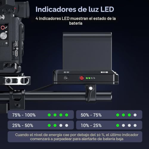 Evita cortes de energía en tu Sony A7 IV usando la placa de batería NP-F SmallRig 4341 4