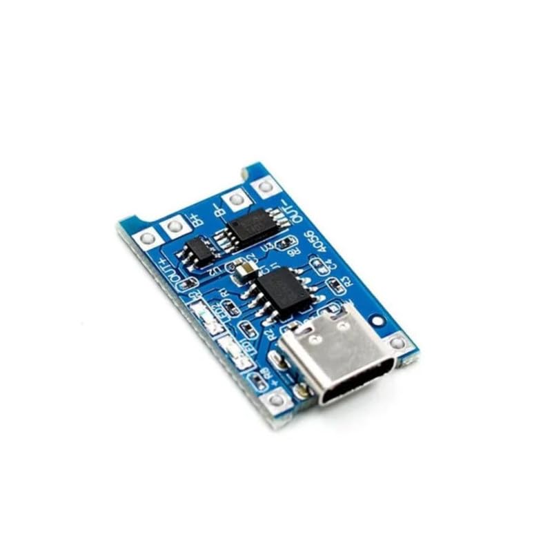 ESPtronics 1 Pc TP4056 Type-C Lithium Battery Charger – Fast Charging with Built-in Protection