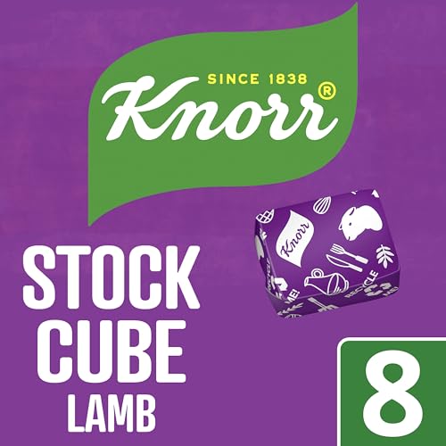 Knorr Lamb Stock Cubes gluten-free to add a rich lamb flavour to your dishes 8x 10 g
