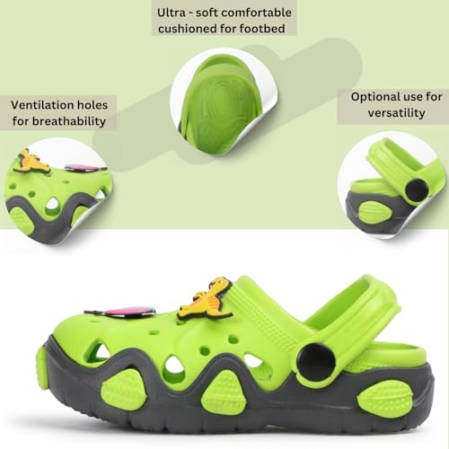 Image of TRASE Kids Clogs for Toddlers Boys and Girls, 1 to 5 Years, Comfortable, Breathable and Lightweight | Suitable for Indoors and Outdoors | Ideal for All-Day Wear