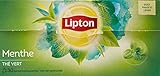 Lipton Thé Vert Menthe 30 Sachets - Lot de 1